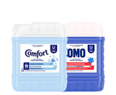 Kit Lavandeira: Lava Roupas Líquido Lavanderia Pro Omo 7L + Amaciante Lavanderia Pro Comfort 7L